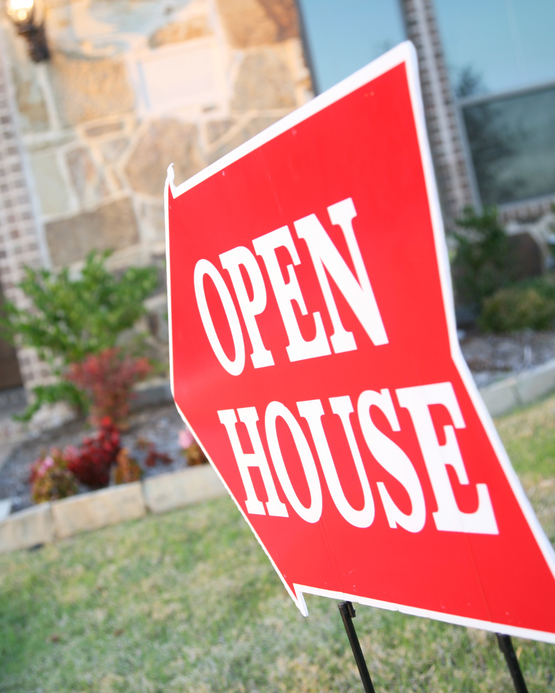 open house directional sign